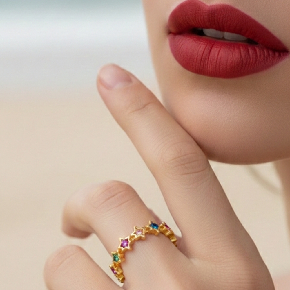 Be Your Own Hero Gold Ring